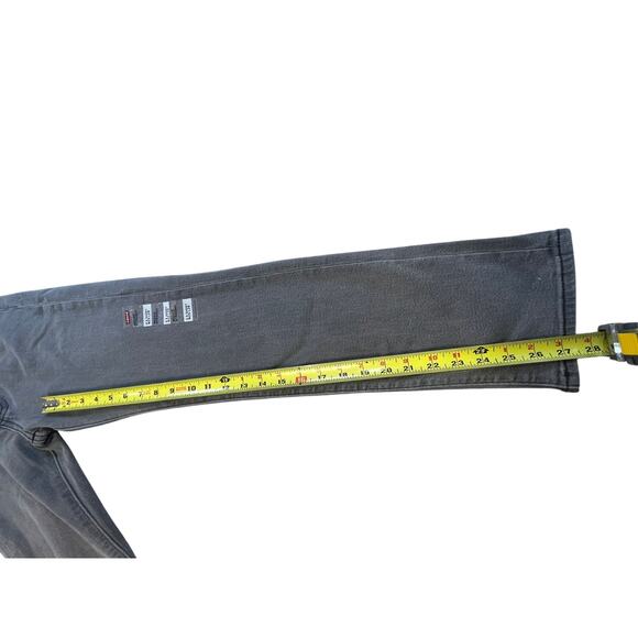 Levi’s Wedgie Straight Jeans Gray Jeans Button Fly OX Short W25 L28 - Picture 4 of 7